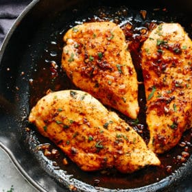 garlic butter baked chicken breast